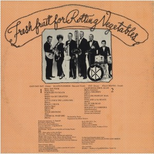 dead kennedys - fresh fruit for rotting vegetables original US LP back cover