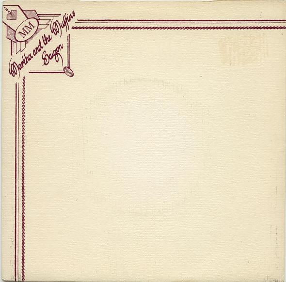 martha + The Muffins - saigon cover art