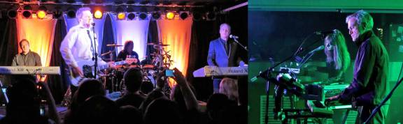 Left: OMD in Atlanta ca. 2011 © Post-Punk Monk Right: John Foxx + The Maths ca. 2012 © Mike Cooper