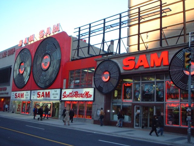 sam the reocrd man on yonge street