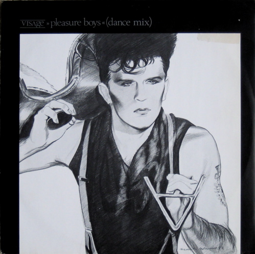 visage - pleasure boys 12" single cover