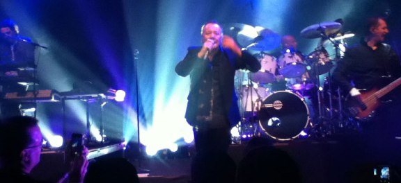 Simple Minds' frontline at the 9:30 Club