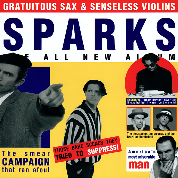 sparks gratuitous sax + senseless violins civer art