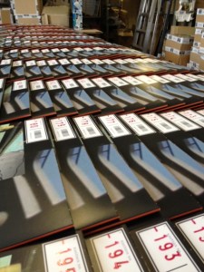 Someone had to stamp them…