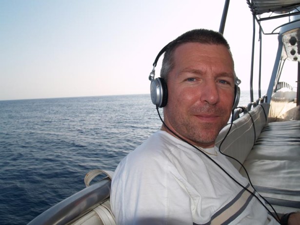 Shep Pettibone, chilling on the high seas in 2006