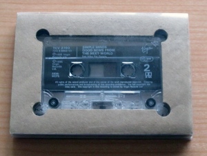 the cardboard cassette container