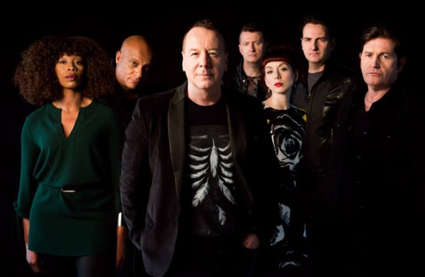 Simple Minds 2015 [L-R] Sarah Brown, Mel Gaynor, Jim Kerr, ged Grimes, Catherine AD, Andy Gillespie, Charlie Burchill