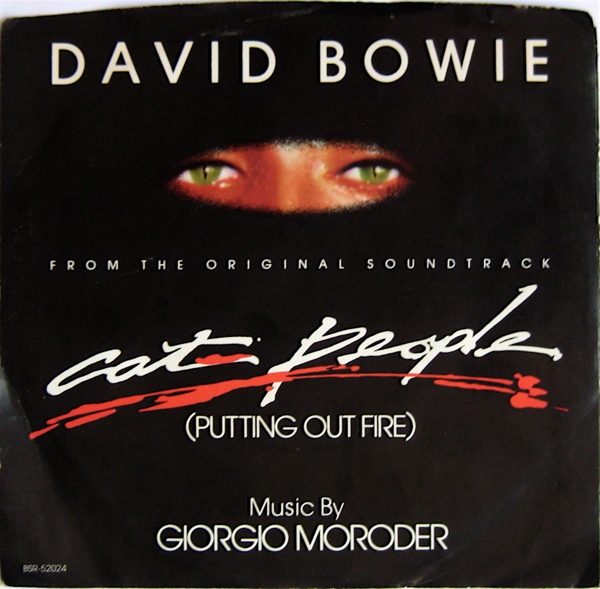 david bowie cat people US single cover