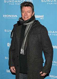 Bowie ca. 2009 at a showing of his son's film, "Moon."
