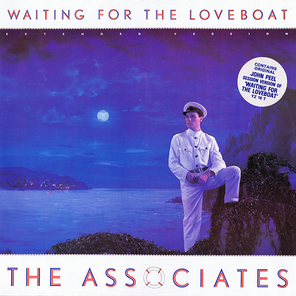 2nd issue of Associates Waiting For The Loveboat UK 12" cover