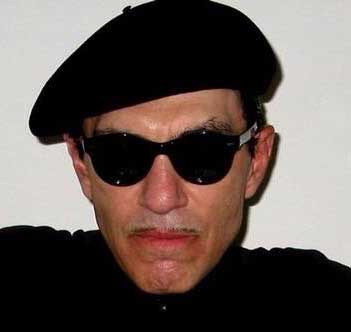 ron mael wearing beret
