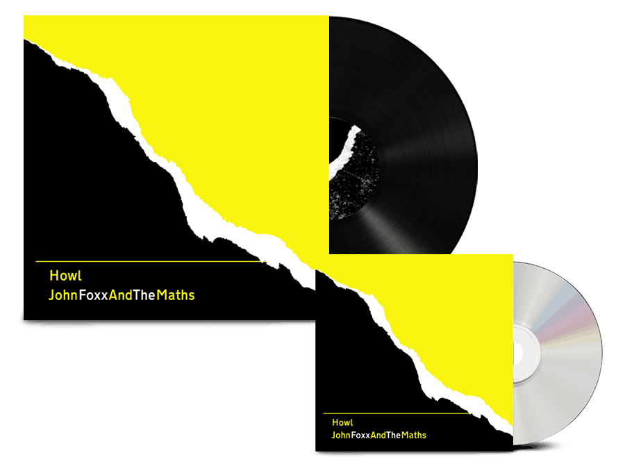 john foxx and the maths howl LP and CD cover