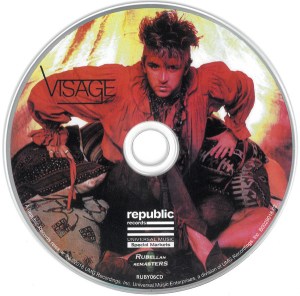visage - 2018 edition CD label art