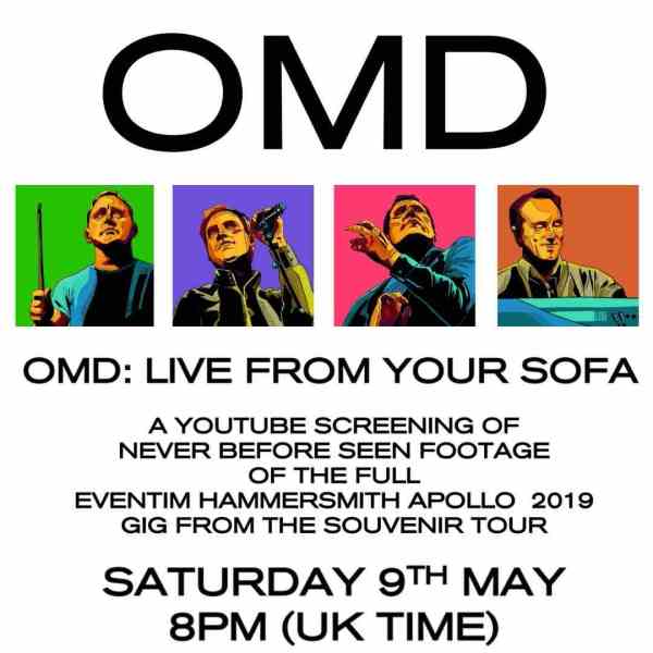 OMD live from your sofa show poster