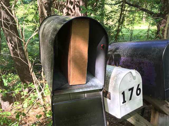 mailbox full of records