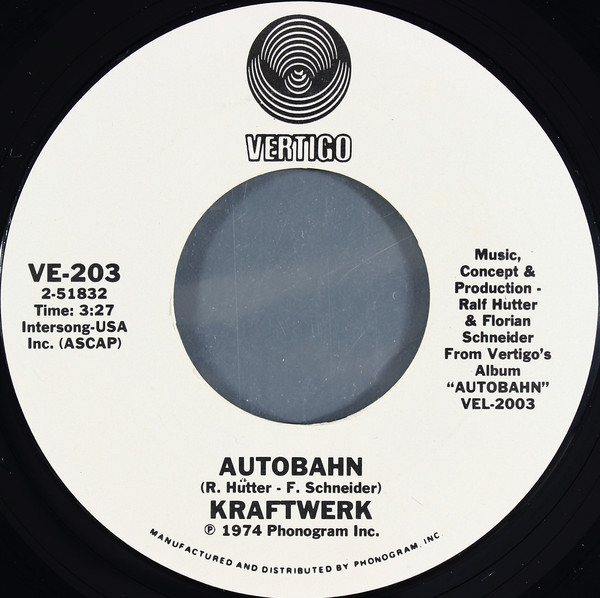 kraftwerk - autobahn US 7"