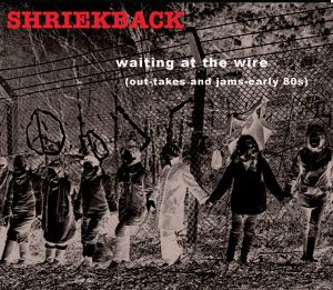 shriekback waiting at the wire cover art