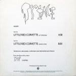 prince - little red corvette us promo 12" cover