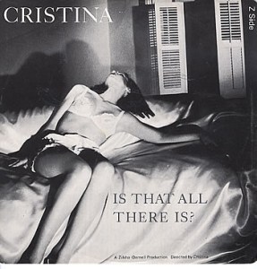 crsitina - is that all there is cover art