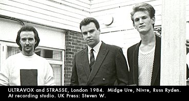 Midge Ure and Strasse ca. 1982