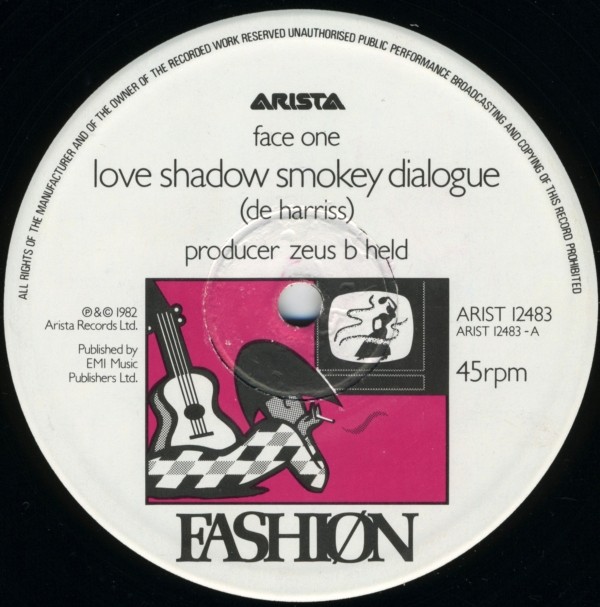 fasjion - love shadow 12" label art