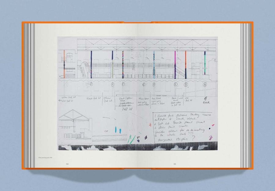 re-coloring guide for the columns at The Haçienda