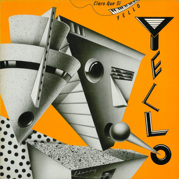 yello - claro que si - yellow Ralph Records sleeve