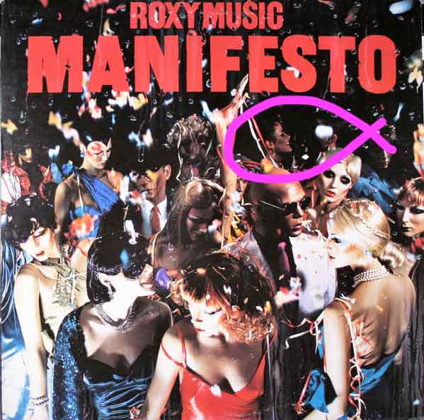 roxy music manifesto cover with real persons circled
