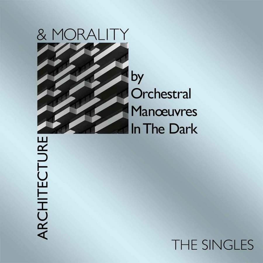 OMD architecture + Morality the singles cover art
