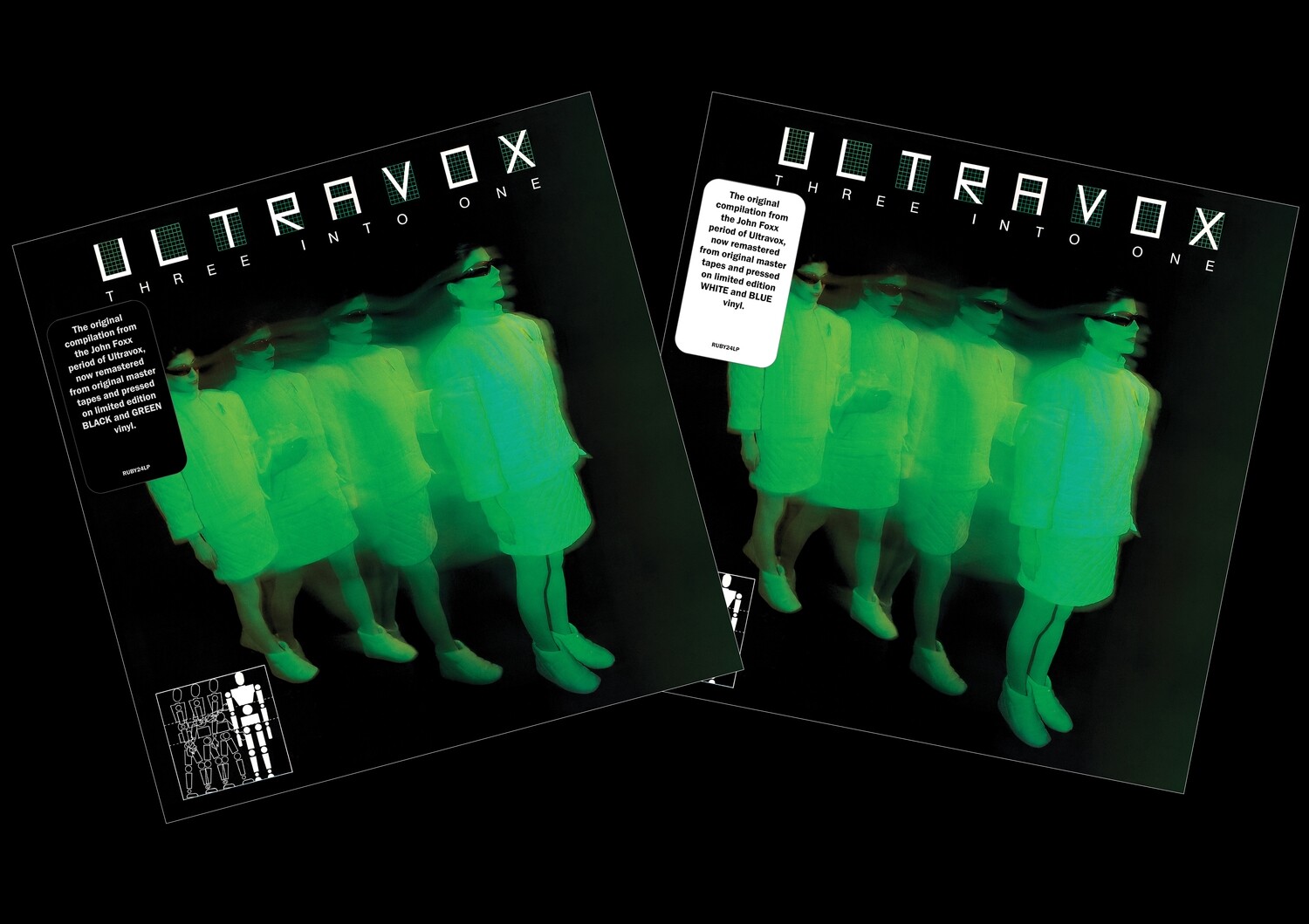 ultravox - rubellan remasters three-into-one LP colored vinyl