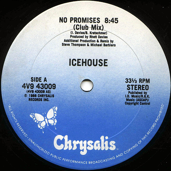 icehouse - no promises US label