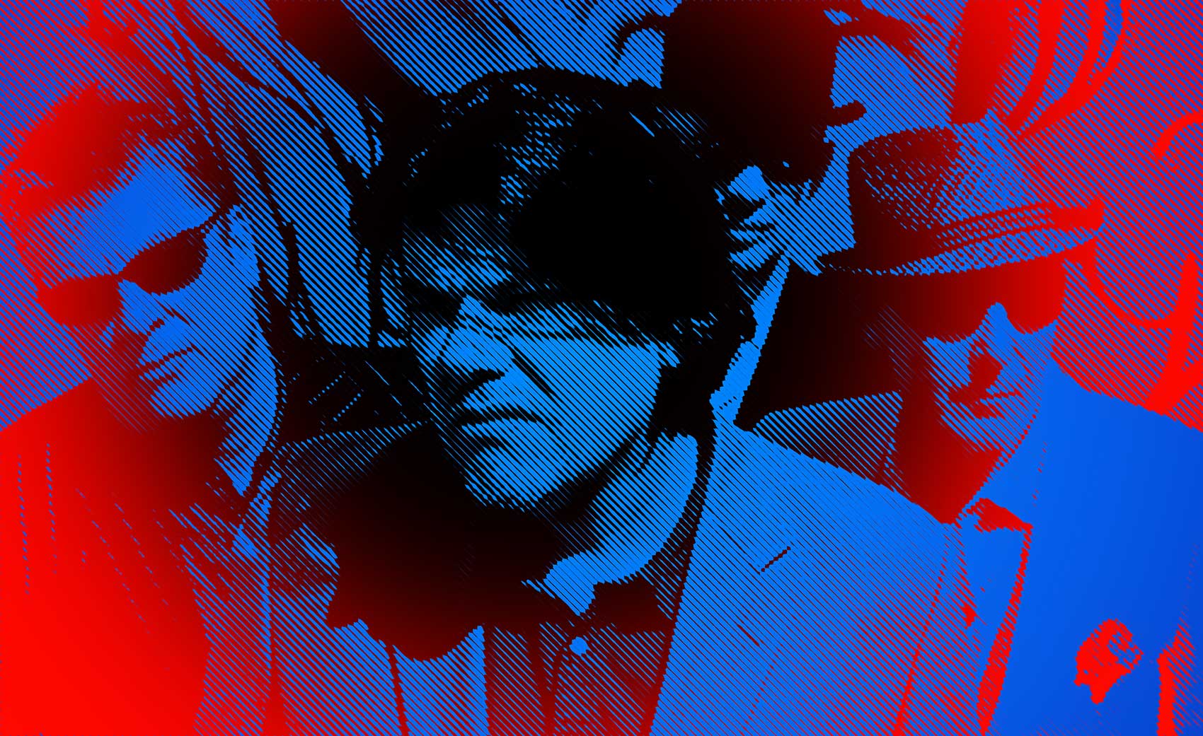 blow monkeys blue-red monktone