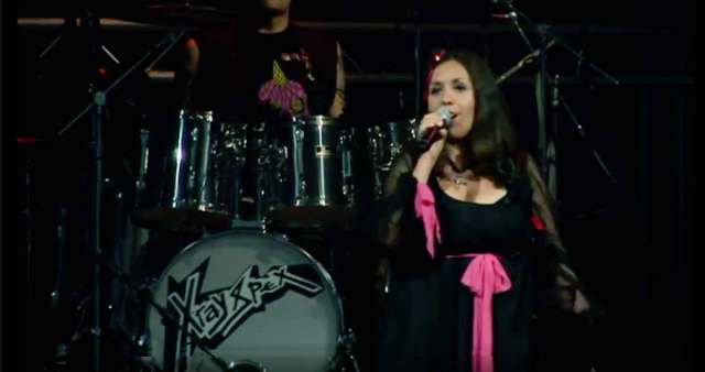 Poly live in 2009n with X-ray Spex @ The Roundhouse