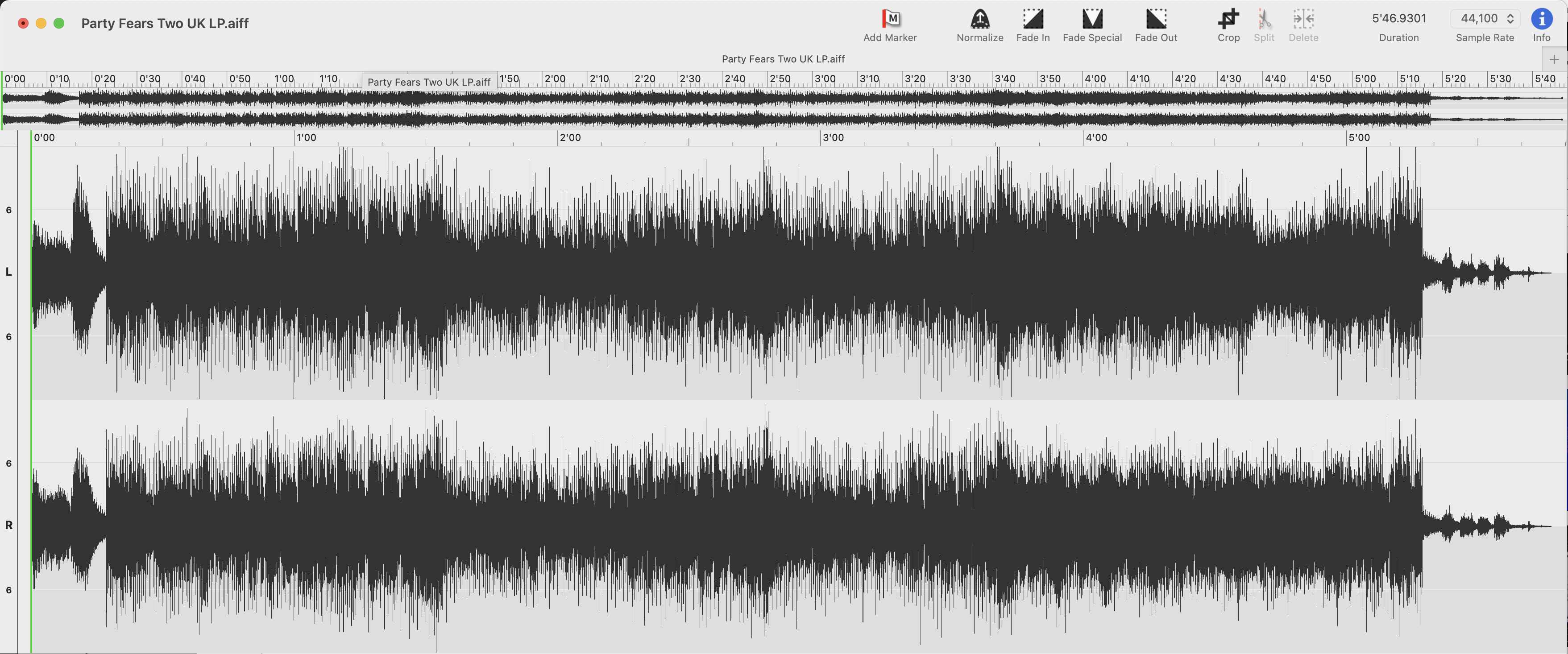 party fears two UK LP 1982