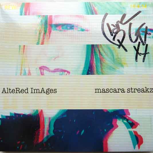 altered images - mascara streakz autographed CD