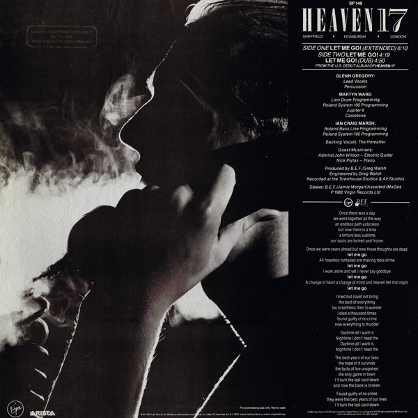 heaven 17 let me go us 12" b-side
