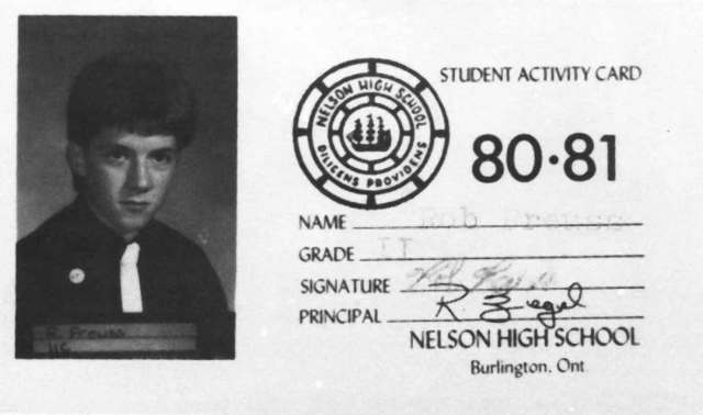 rob preuss student ID card