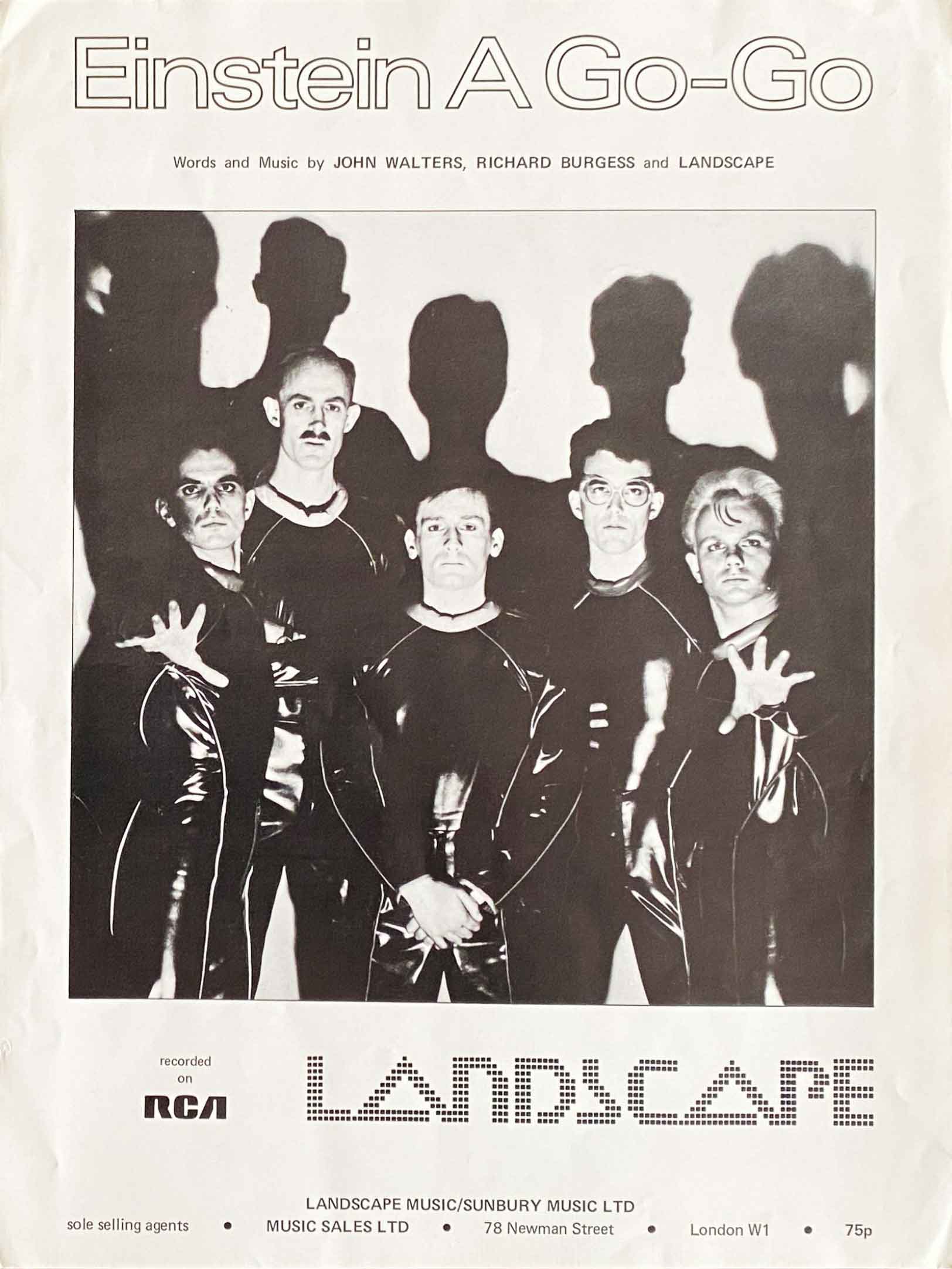 landscape einstein a-go-go sheet music