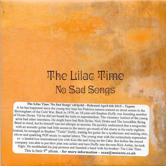 the lilac time promo no sad songs