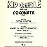kid creole + the coconuts - stool pigeon promo 12"