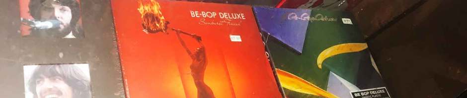 front glass case with Be Bop Boxes at time traveler