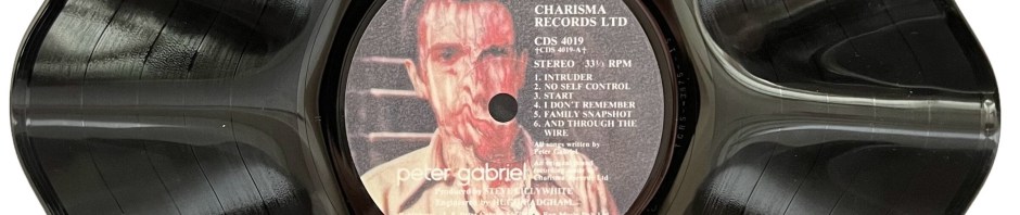 A melted copy of "III" made into a snack bowl from the original UK LP pressing