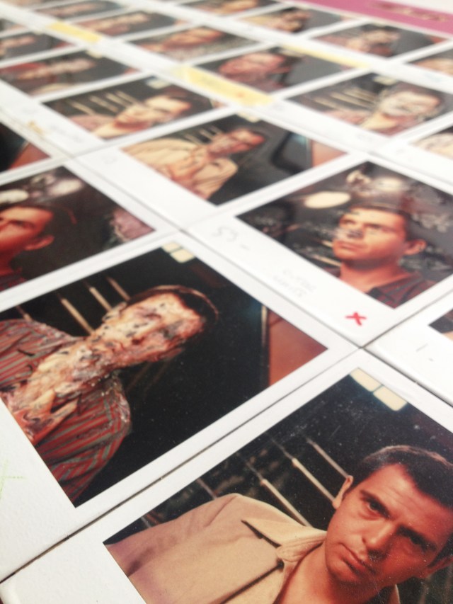 series of manipulated Polaroids® for "III"