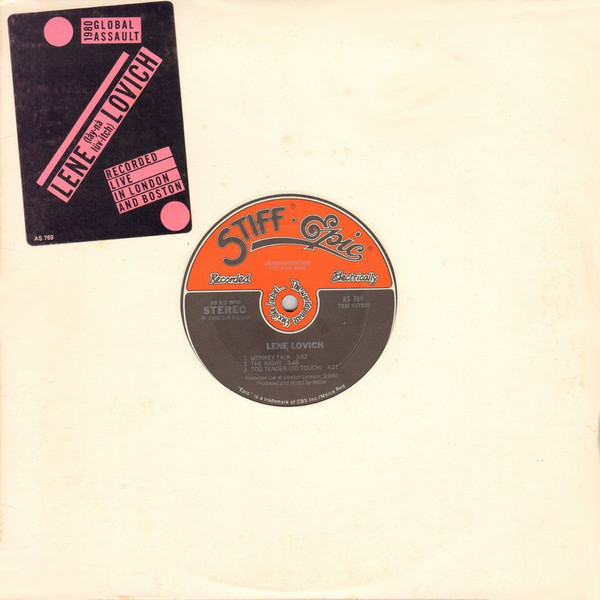 lene lovich - global assault 10" promo