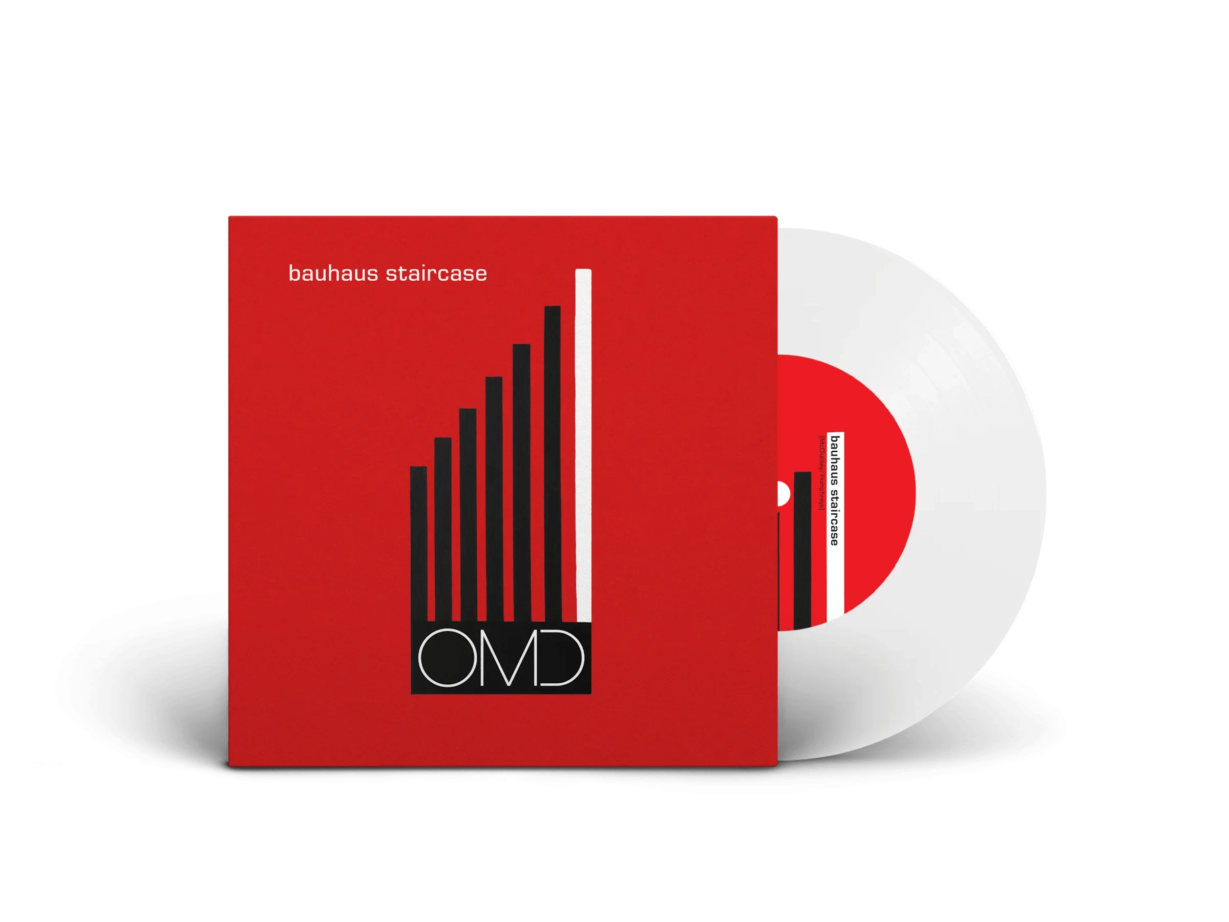 OMD - bauhaus staircase UK white 7"