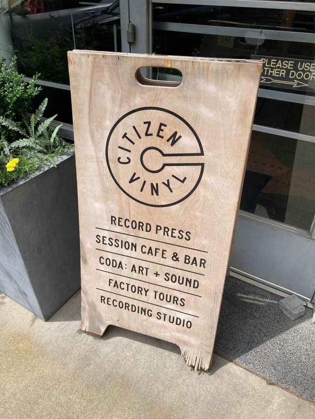 citizen vinyl sandwich board