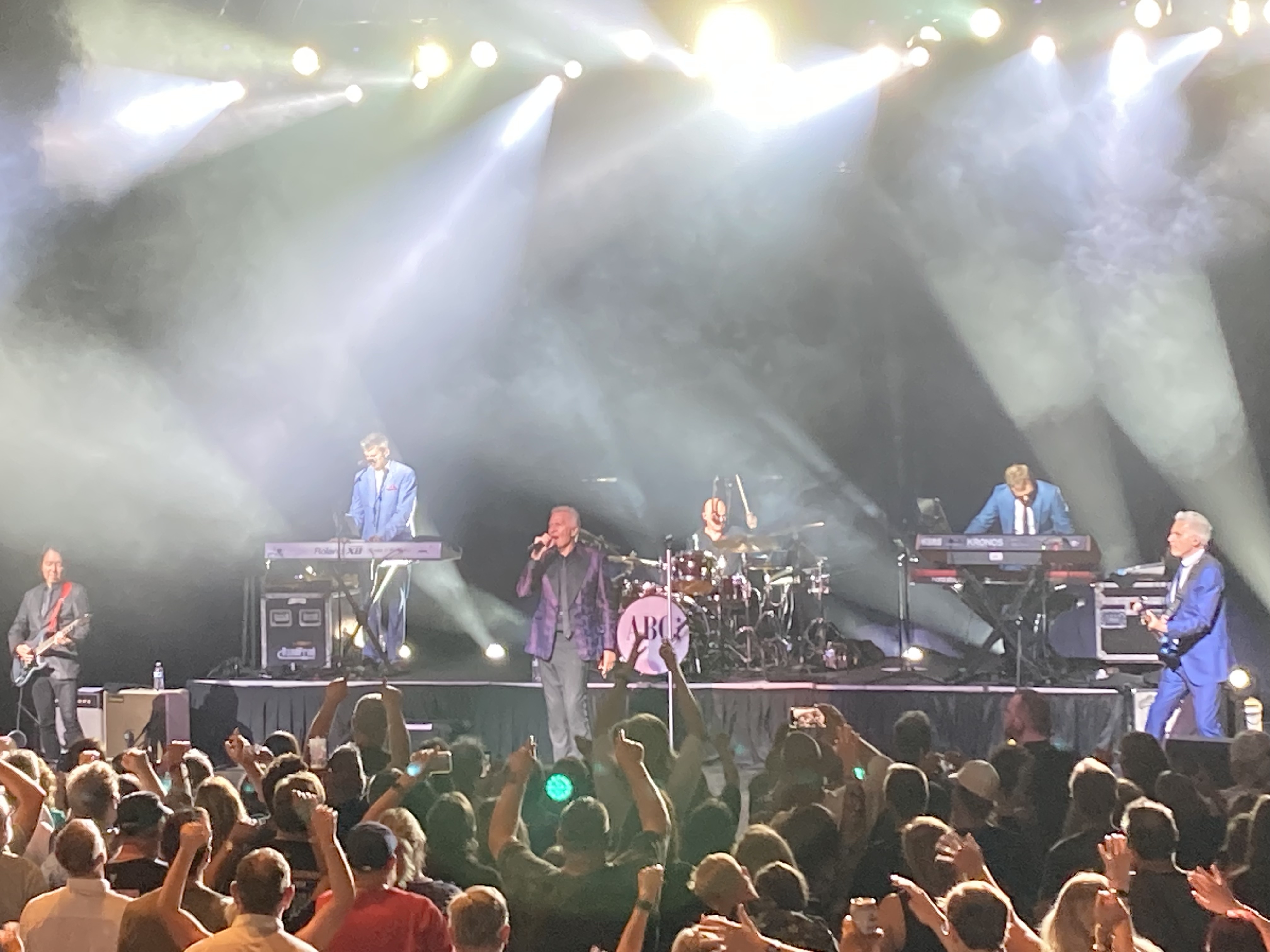 ABC bathed in white light