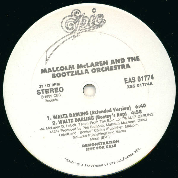malcolm McLaren - + bootzilla orchestra waltz darling USP 12