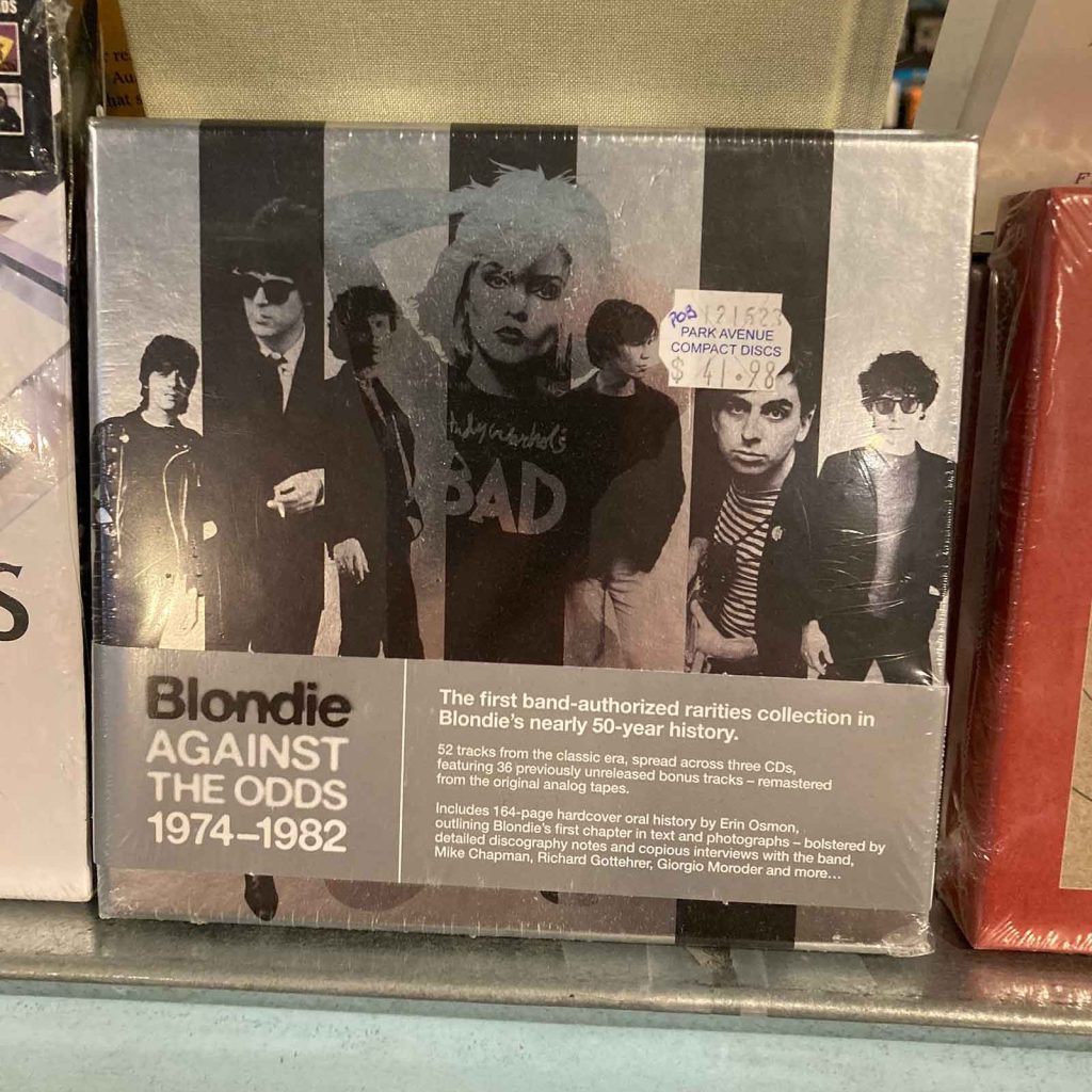 Park Ave. CD - blondie against the odds box cd
