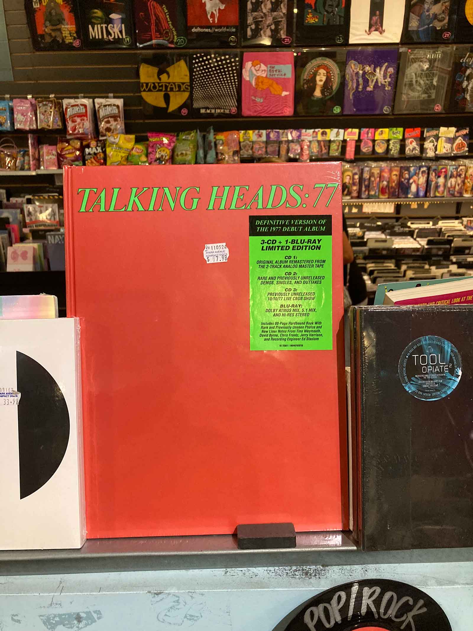 Park Ave. CD - talking heads '77 box